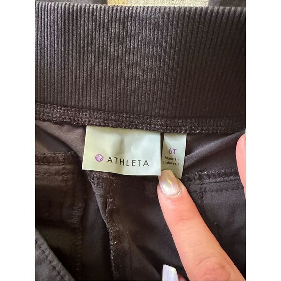 Athleta Midtown Ankle Pant Black | Size 6T - Picture 9 of 11